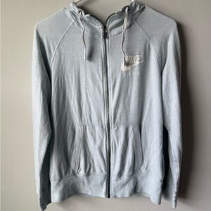 Nike Light Blue Full-Zip Hoodie